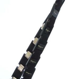 Salvatore Ferragamo AU-21 トートバッグ ショルダー 肩掛け ブラック 黒 鞄 YGT