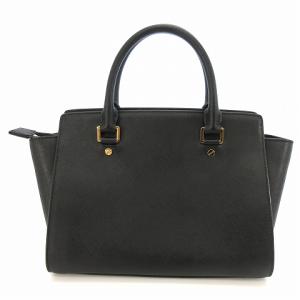 MICHAEL KORS 美品 セルマ ハンドバッグ 2WAY サフィアーノ レザー 黒 ブラック