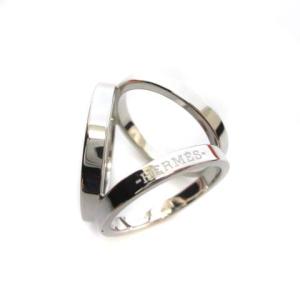 HERMES スカーフリング トリオ シルバーカラー