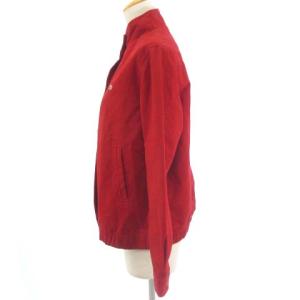 LACOSTE ジャケット ブルゾン ロゴ ワンポイント レッド 赤 95 M位 アウター GY01