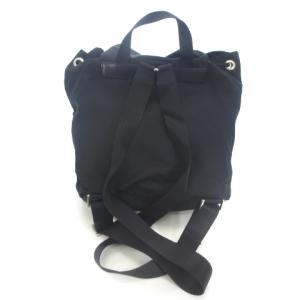 PRADA ナイロン ミニ リュックサック 三角ロゴプレート ブラック