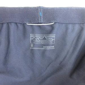 Patagonia ウィメンズ ストライダープロショーツ ショートパンツ ロゴ プリント 青 ブルー M