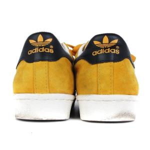 adidas スーパースター 80s スニーカー シューズ ローカット パイソン柄 スエード G61072 黄 イエロー 26 靴 GY12