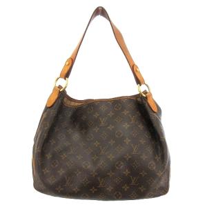 LOUIS VUITTON M40352 ディライトフルPM ショルダーバッグ モノグラム レザーコンビ ブラウン
