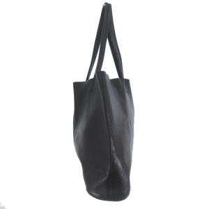 SHIPS トートバッグ ハンド レザー ブラック 黒 鞄