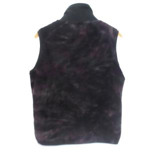 Needles Sportswear PIPING VEST-MICRO FLEECE フリースベスト パイピング ジップアップ パープル