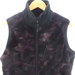 Needles Sportswear PIPING VEST-MICRO FLEECE フリースベスト パイピング ジップアップ パープル