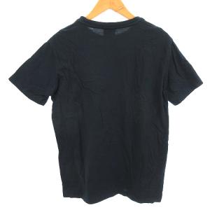 LACOSTE Tシャツ カットソー 半袖 ロゴ ワンポイント コットン ネイビー 紺 4 L位 GY01