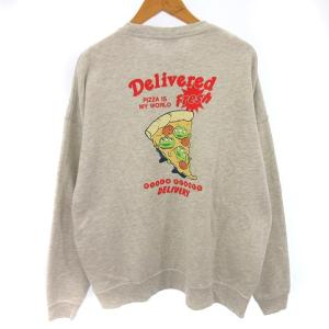 ディズニー Disney トイ・ストーリ  Toy Story 別注 ビッグシルエット バックプリント クルーネックスウェット