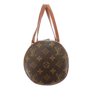 LOUIS VUITTON M51385 モノグラム パピヨン30 ミニボストンバッグ ポーチ付き ブラウン