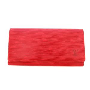 エピ 長財布 お札入れ ポルト エン 3 カルト クレディ M65357 CA1905 赤 レッド IBO43