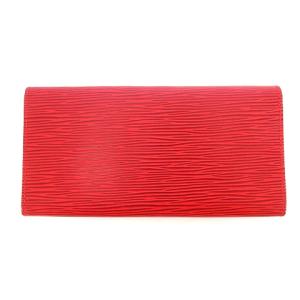 LOUIS VUITTON エピ 長財布 お札入れ ポルト エン 3 カルト クレディ M65357 CA1905 赤 レッド IBO43