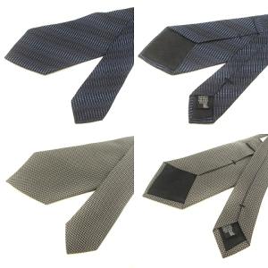 ARMANI COLLEZIONI 10本セット ネクタイ シルク100％ 青 ブルー 黒 ブラック 白 ホワイト グレー 紫 ピンク マルチカラー IBO43