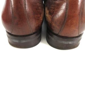 Salvatore Ferragamo ビットローファー ガンチーニ ビジネス レザー 26cm 茶 ブラウン YGT