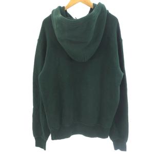 POLO RALPH LAUREN パーカー プルオーバー ロゴ 裏起毛 コットン グリーン 緑 S