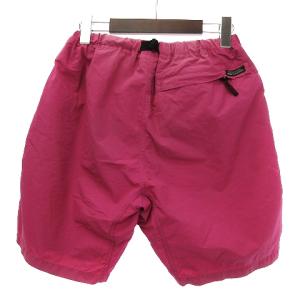 GRAMiCCi DENIM DUNGAREE デニムダンガリー コラボ ショートパンツ クライミング ハーフ ベルト付き ピンク 2 M位