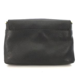 agnes b. 1S12F-05 THE B. ミニショルダーバッグ 2WAY レザー ブラック