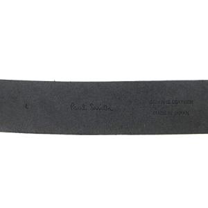 PAUL SMITH レザーベルト ピンバックル ビジネス L 黒 ブラック GY01