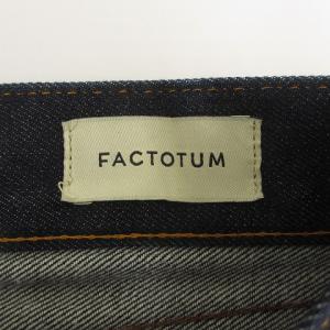 FACTOTUM デニム ジーンズ パンツ ウィリアム William ストレッチ 08043201 スキニー コットン 31 M インディゴ