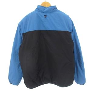 Timberland TB0A5Z89 中綿ジャケット ジップアップ ロゴ ワンポイント ブルー ブラック L アウター GY01