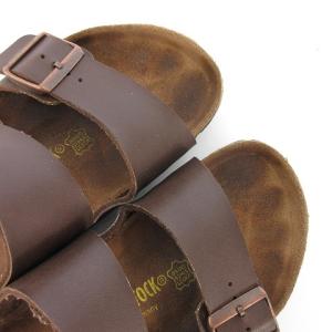BIRKENSTOCK サンダル アリゾナ スポーツ レザー 25cm 茶 ブラウン GY01