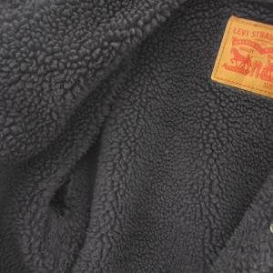 Levi's 16953-0001 コーデュロイ トラッカージャケット 白タブ 裏ボア M グレー