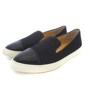 23区 スリッポン スニーカー ブラック 黒 44 24.0cm位 靴 シューズ YGT