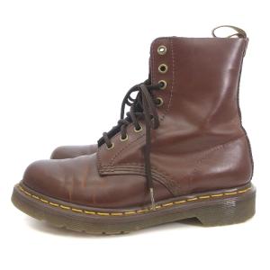 Dr.Martens 1460 PASCAL 8EYE BOOT パスカル 8ホールブーツ ブラウン 茶 24.0cm 靴 シューズ GY01