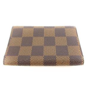 LOUIS VUITTON N62630 ダミエ ミュルティクレ6 エベヌ キーケース 6連 茶 ブラウン イニシャル入り
