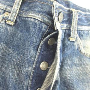 UNDERCOVER デニム パンツ ダメージ加工 ユーズド加工 ヴィンテージ加工 赤耳 セルビッチ インディゴブルー 青系 M位