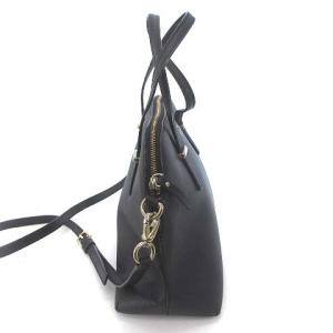 kate spade new york 2WAY バッグ トート ショルダー レザー ロゴ ゴールド金具 黒 ブラック GY04