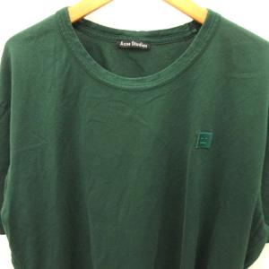 Acne Studios 25E173 Tシャツ カットソー 半袖 ワンポイント コットン 緑 グリーン  XL GY04