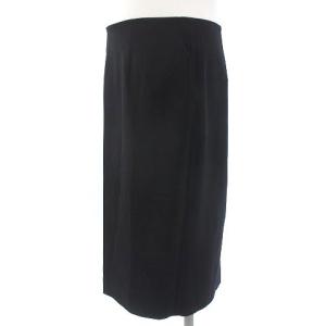 Theory タイトスカート ひざ丈 ウール混 ブラック 黒 6 M位