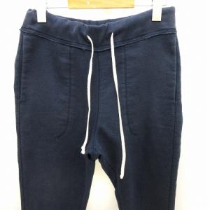 nonnative スウェットパンツ 無地 裏毛 コットン 紺 ネイビー 0 XS位 ボトムス