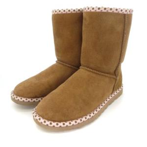 F23113G クラシックショート 78 35周年記念モデル ムートンブーツ ブラウン 茶 US6 23.0cm 靴 シューズ