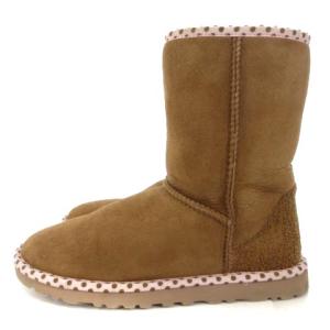 UGG australia F23113G クラシックショート 78 35周年記念モデル ムートンブーツ ブラウン 茶 US6 23.0cm 靴 シューズ
