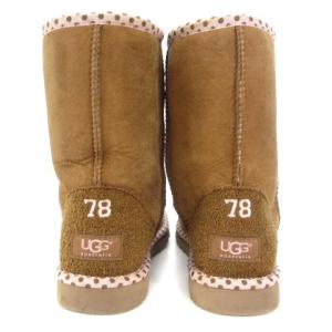 UGG australia F23113G クラシックショート 78 35周年記念モデル ムートンブーツ ブラウン 茶 US6 23.0cm 靴 シューズ