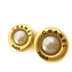 94P パール イヤリング ラウンド ゴールドカラー アクセサリー WY