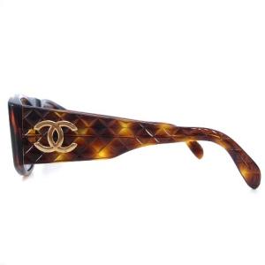 CHANEL 91235 ココマーク マトラッセ サングラス べっ甲柄 ブラウン 茶 アイウェア
