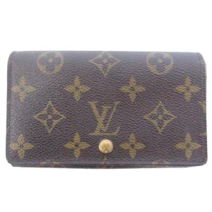 M61730 モノグラム ポルトモネ ビエトレゾール 二つ折り財布 ウォレット ブラウン 茶