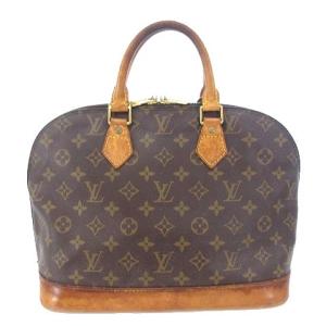 LOUIS VUITTON M53151 モノグラム アルマ PM ハンドバッグ ブラウン