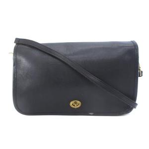 オールドコーチ 2720 USA製 ショルダーバッグ レザー ブラック 黒 鞄