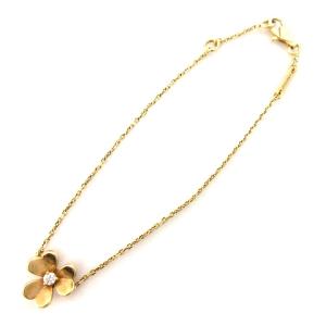 Van Cleef & Arpels フリヴォル ブレスレット ミニモデル 1Pダイヤ K18YG VCARPOJ200 ゴールド
