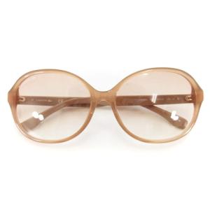 LACOSTE L893SA サングラス 58サイズ ラウンド UVカット ワニ ロゴ ピンクベージュ