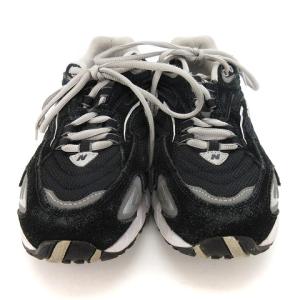 New Balance ML725R スニーカー ロゴ スエード ブラック US7 25.0cm 靴 シューズ