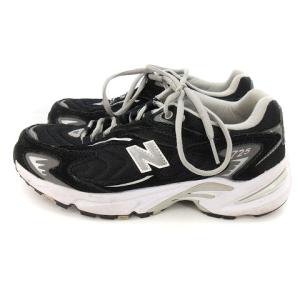 New Balance ML725R スニーカー ロゴ スエード ブラック US7 25.0cm 靴 シューズ