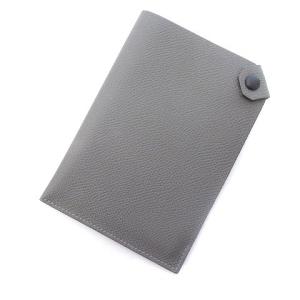 タルマックPM パスポートケース エプソン U刻印 カードケース レザー グレー