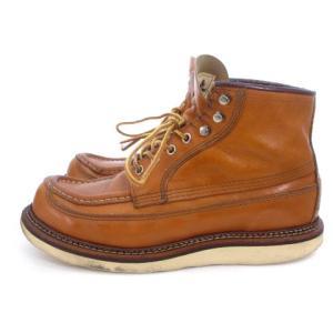 RED WING 9850 ゴールドラセットカヌーモック アイリッシュセッター ブーツ レザー 26.0cm キャメル