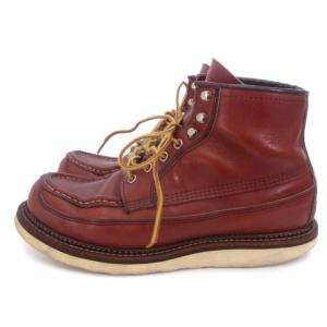 RED WING 9851 カヌーモック アイリッシュセッター ブーツ 犬タグ レザー 27.0cm ブラウン