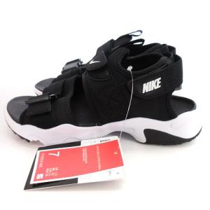 NIKE CV5515 CANYON SANDAL ロゴ スウォッシュ 24cm ブラック